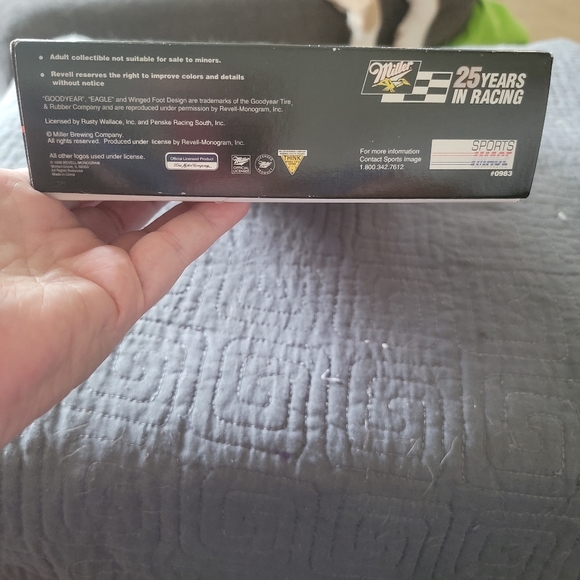 Rusty Wallace 25 years in racing, Miller 5 piece train set, in box - Picture 5 of 12